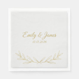 Servilleta De Papel Servilletas de boda personalizadas | Estampado en