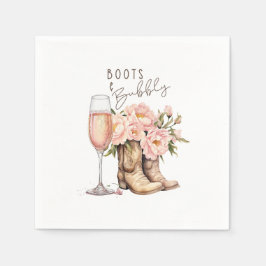 Servilleta De Papel Servilletas de Botas y Burbujeante