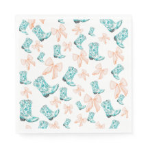 Servilletas de Botas y Lazos