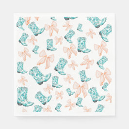 Servilleta De Papel Servilletas de Botas y Lazos