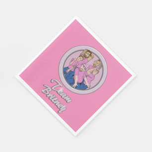 Servilleta De Papel Servilletas de Britney del equipo