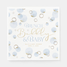 Servilleta De Papel Servilletas de Brunch con Burbujas y Shower de Beb