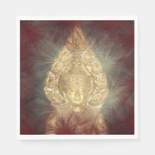 Servilleta De Papel servilletas de buddha doradas