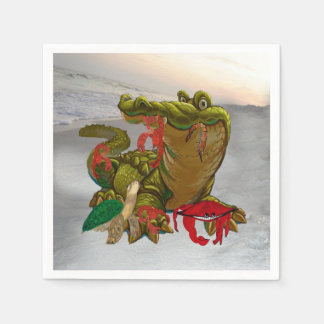 Servilleta De Papel Servilletas de caimán Bayou Cajun de mi arte