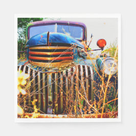 Servilleta De Papel servilletas de camión de granja antigua