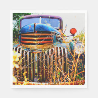 Servilleta De Papel servilletas de camión de granja antigua