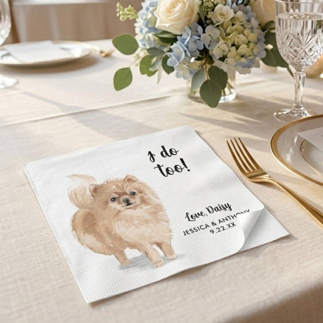 Servilleta De Papel Servilletas de Cocktail para Boda de Perros (Subido por el creador)