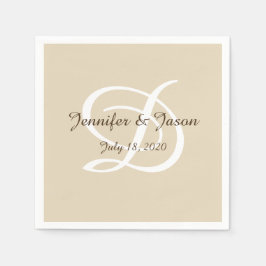 Servilleta De Papel servilletas de cóctel boda/aniversario