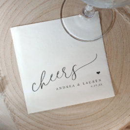 Servilleta De Papel Servilletas de cóctel Cheers Sencillas y elegantes