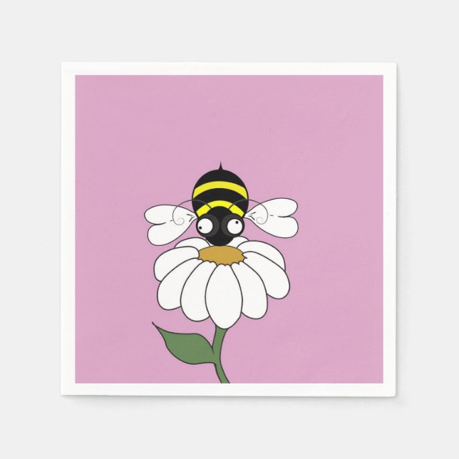 Servilleta De Papel Servilletas de cóctel Daisy (Anverso)