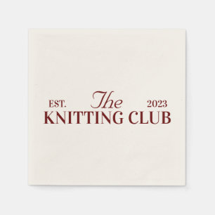 Servilleta De Papel servilletas de cóctel de club de punto para noche 