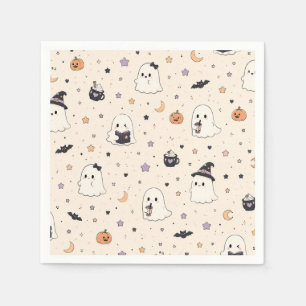 Servilleta De Papel Servilletas de cóctel de fantasmas mini de Hallowe