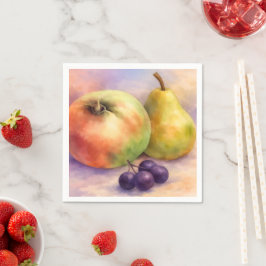 Servilleta De Papel Servilletas de cóctel de frutas para casa de campo
