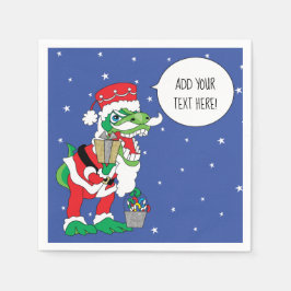Servilleta De Papel Servilletas de cóctel de Navidad personalizadas Di