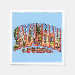 Servilleta De Papel Servilletas de cóctel de Savannah Georgia