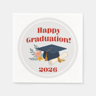 Servilleta De Papel Servilletas de cóctel ¡Feliz Graduación 2026!