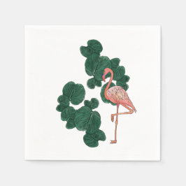 Servilleta De Papel servilletas de cóctel flamingo