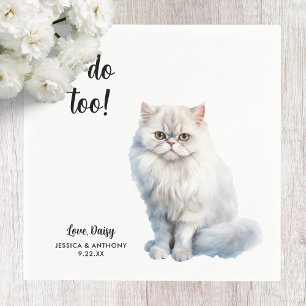 Servilleta De Papel Servilletas de cóctel para boda de gato