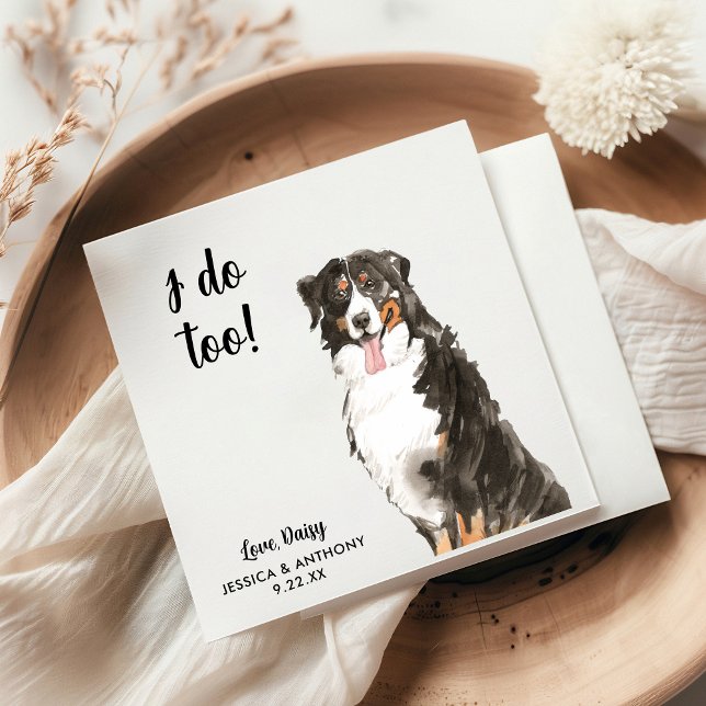 Servilleta De Papel Servilletas de cóctel para boda de perro  (Subido por el creador)