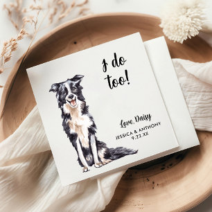 Servilleta De Papel Servilletas de cóctel para boda de perro