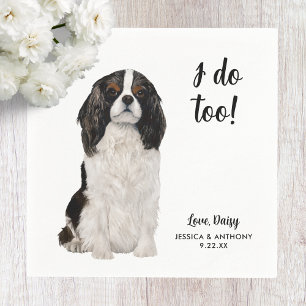 Servilleta De Papel Servilletas de cóctel para boda de perro
