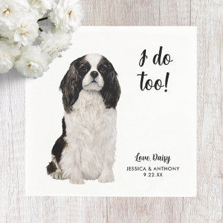 Servilleta De Papel Servilletas de cóctel para boda de perro