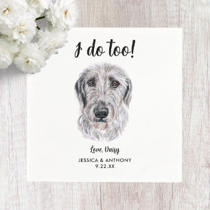 Servilleta De Papel Servilletas de cóctel para boda de perro