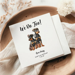 Servilleta De Papel Servilletas de cóctel para boda de perros