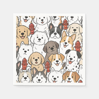 Servilleta De Papel Servilletas de cóctel para cachorros