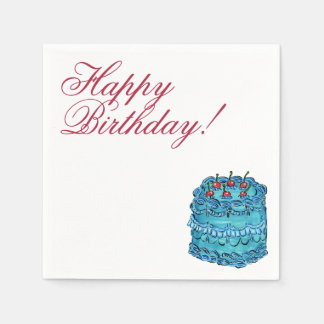 Servilleta De Papel Servilletas de cóctel para pastel de cumpleaños Ce
