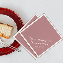 Servilleta De Papel servilletas de color rosa polvoriento sólido