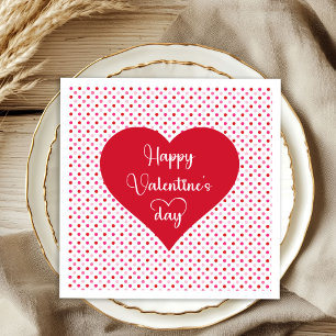 Servilleta De Papel Servilletas de corazones de amor romántico decorac