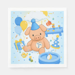 Servilleta De Papel Servilletas de cuento de Hamhock's Splashtastic!