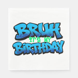 Servilleta De Papel Servilletas de Cumpleaños Bruh |