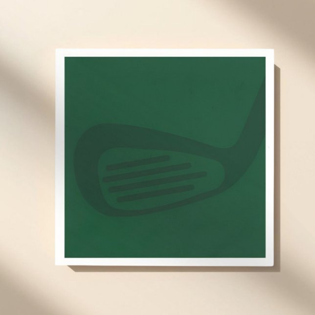 Servilleta De Papel Servilletas de Cumpleaños con Tema de Golf (golf party napkins, golf birthday napkins, golf theme party supplies, golf party decorations, golf t)