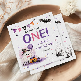 Servilleta De Papel Servilletas de cumpleaños de Halloween de nuestro