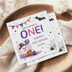 Servilleta De Papel Servilletas de cumpleaños de Halloween de nuestro 