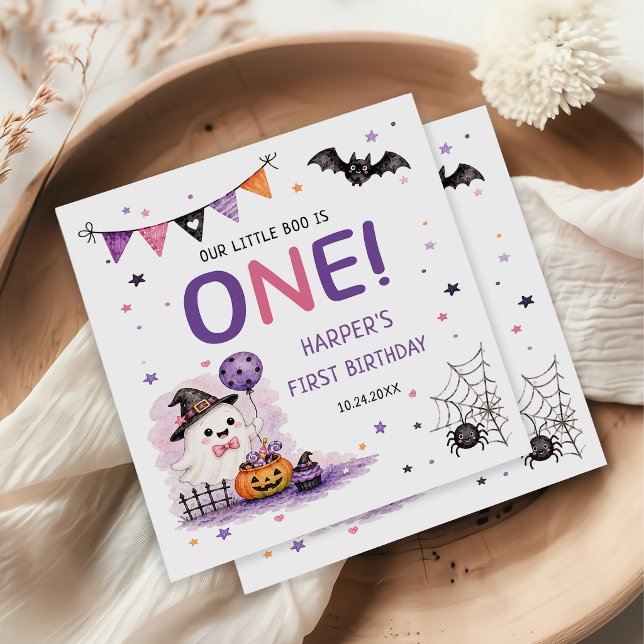 Servilleta De Papel Servilletas de cumpleaños de Halloween de nuestro  (Subido por el creador)