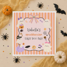 Servilletas de cumpleaños de Halloween Spooktacula