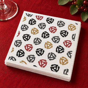 Servilleta De Papel Servilletas de cumpleaños de vinilo Retro 45 RPM –