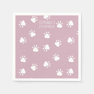Servilleta De Papel Servilletas de cumpleaños de Yorkshire Terrier lin