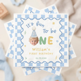Servilleta De Papel Servilletas de cumpleaños número 1 de niño Diverti
