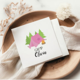 Servilleta De Papel Servilletas de cumpleaños para camping Glamping