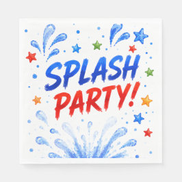 Servilleta De Papel Servilletas de cumpleaños para fiesta en la piscin