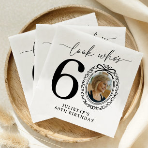 Servilleta De Papel Servilletas de cumpleaños personalizadas con foto