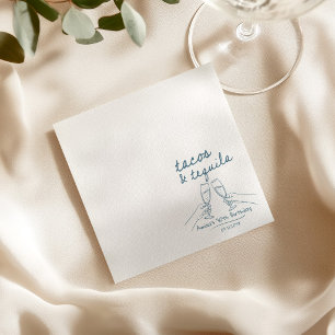 Servilleta De Papel Servilletas de cumpleaños personalizadas de tacos