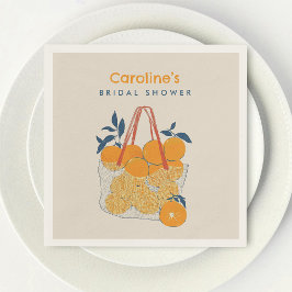 Servilleta De Papel Servilletas de desayuno nupcial de jugo de naranja