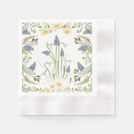 Servilleta De Papel Servilletas de diseño completo con flores de veran