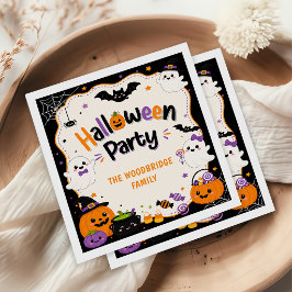 Servilleta De Papel Servilletas de disfraces de Halloween coloridos