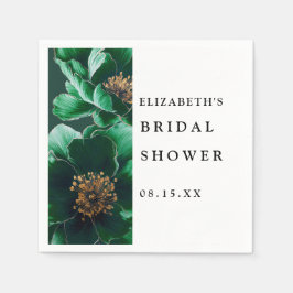 Servilleta De Papel Servilletas de ducha de boda florales elegantes ve